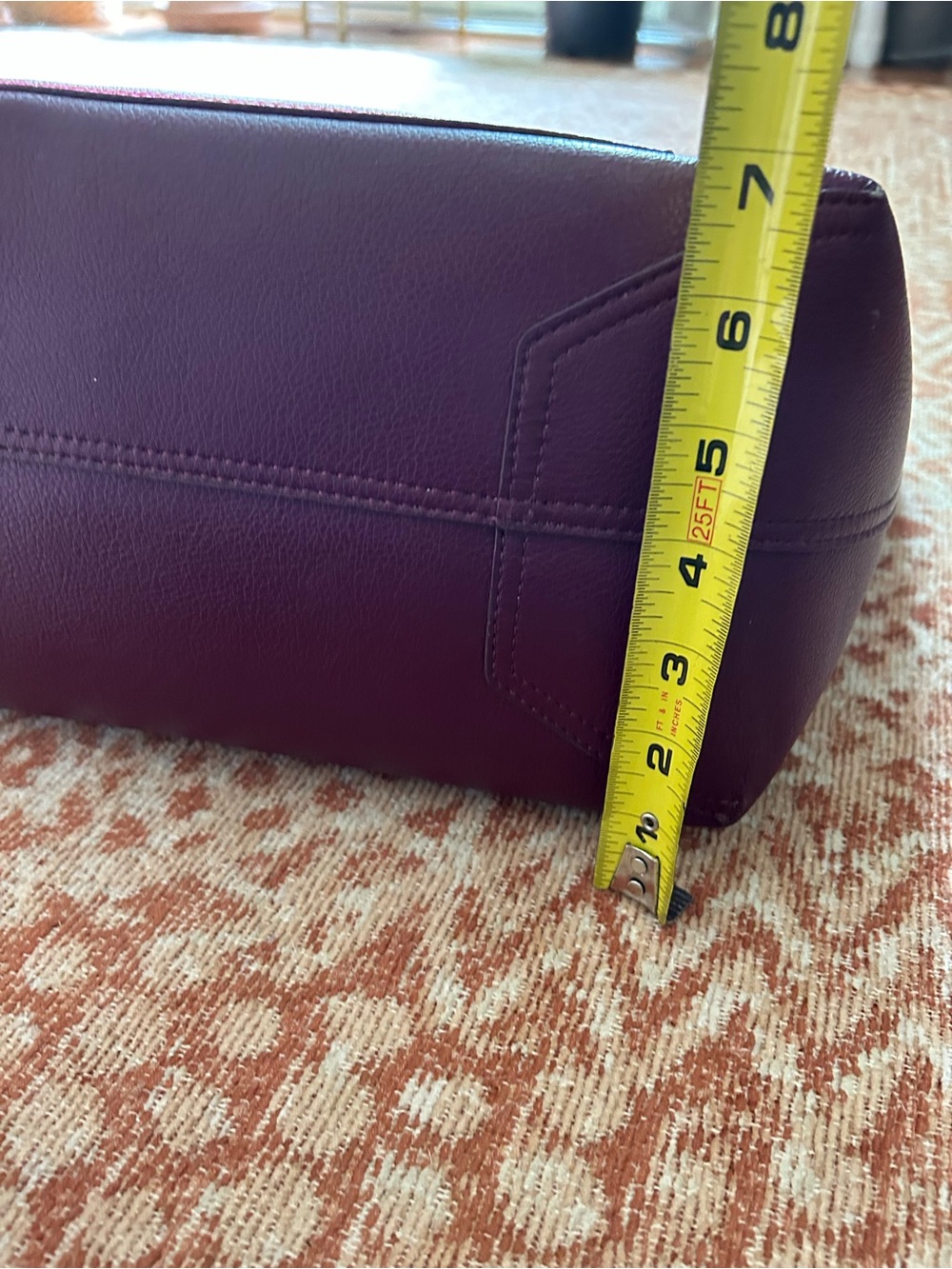 Kate Spade Maroon and Pink Tote Bag with Structured Design - Picture 14 of 14
